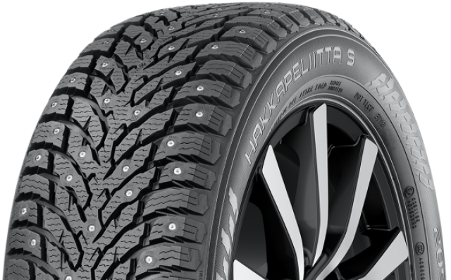 Winter studded Nokian Hakkapeliitta 9 SUV