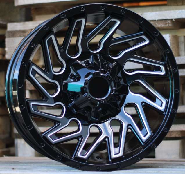 aluvanteet JIL Wheels Q1283Black(BL)4X4(K4)(Milling)