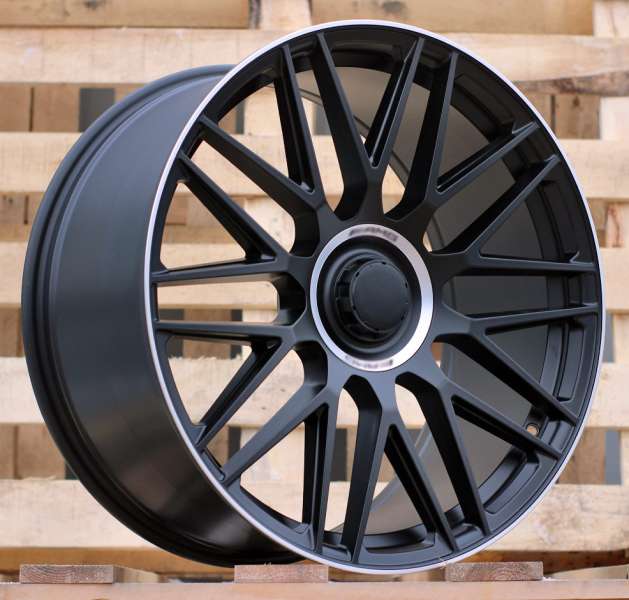 aluvanteet JIL Wheels Y0207BlackHalfMatt+Poli